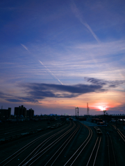 2月29日　4年に1回の夕日　２