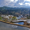 水入りされた松代 星峠の棚田