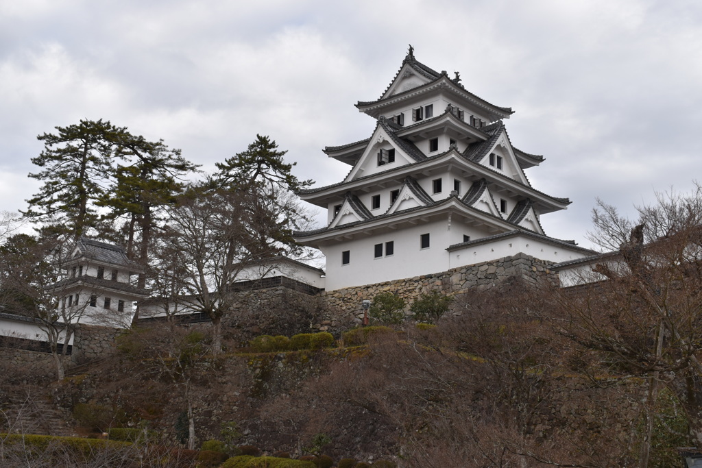 冬の郡上八幡城2