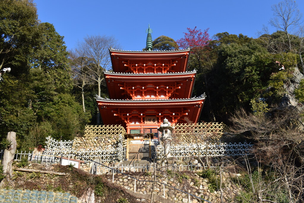 金華山・三重塔