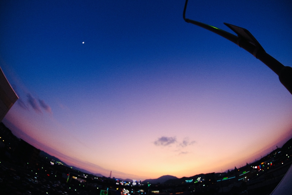 夕日