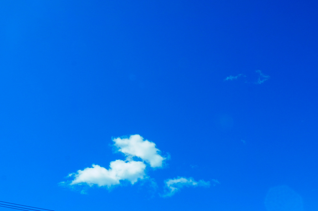 雨上がりの青空