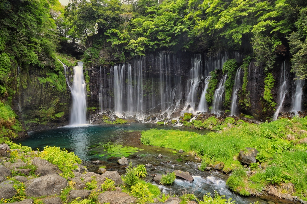 白糸の滝(静岡県富士宮市)