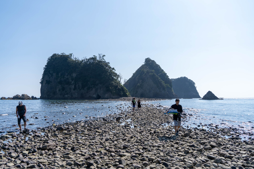 三四郎島のトンボロ