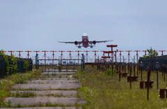 runway 01L takeoff