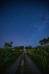 流れ星の道