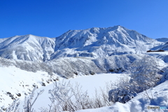 雪の立山連峰　快晴