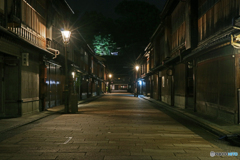 ひがし茶屋街の夜