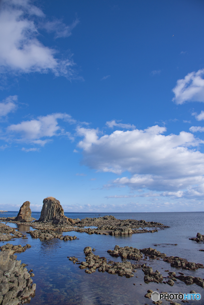 道南の青い海岸