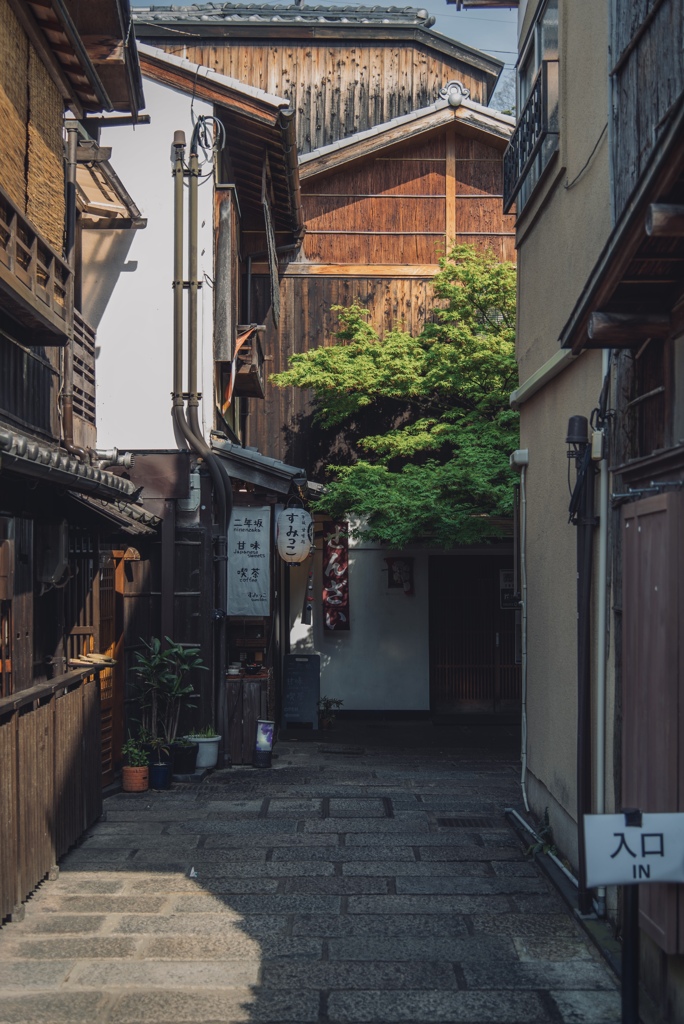 The streets of Kyoto