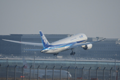 羽田B滑走路上がり ANA B-787