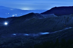 夜の白根山