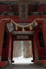 戸隠神社　随神門