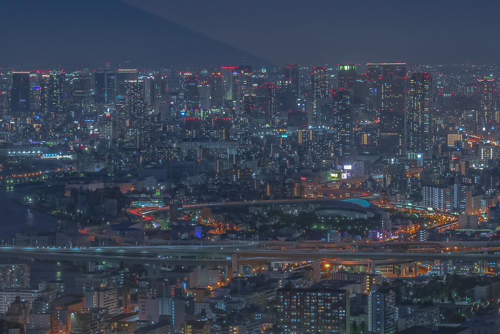 コスモタワーからの大阪の夜景