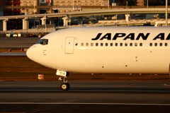 JAL B767 Landing