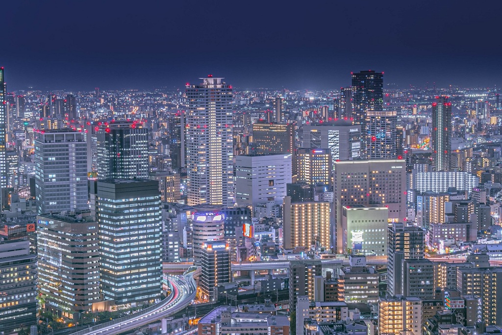 梅田スカイビルからの夜景