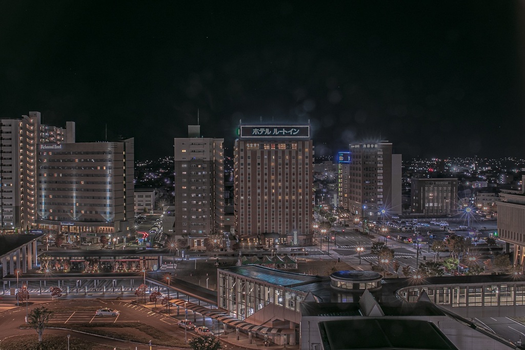 山形市の夜景