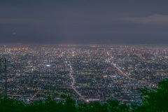 生駒山からの大阪の夜景