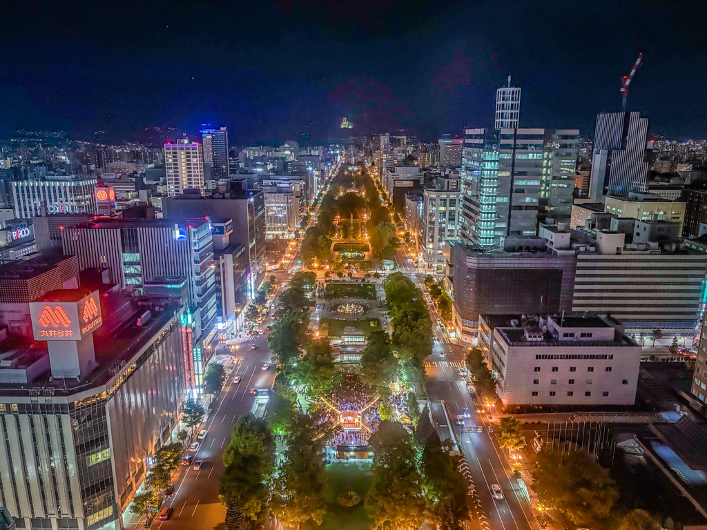 札幌の夜景