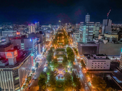 札幌の夜景