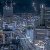 神戸市役所展望ロビーからの眺め　三宮