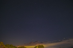 淡路島の夜空