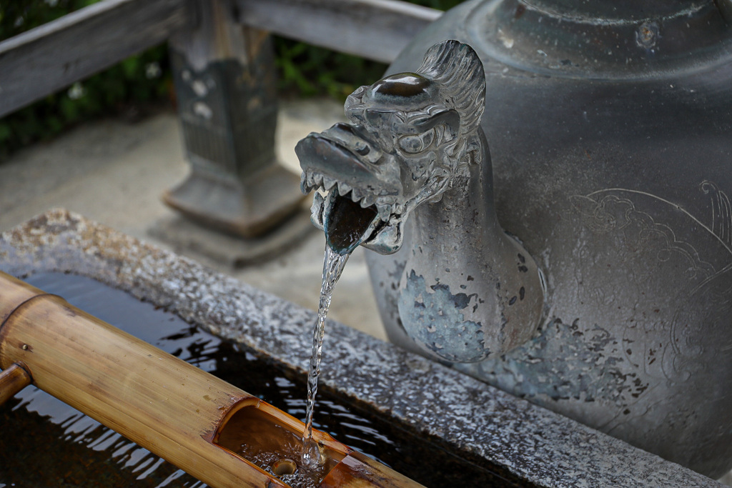 法隆寺の手水舎