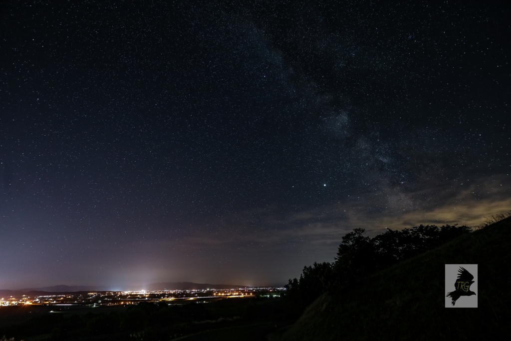 満天の星がひしめく夜