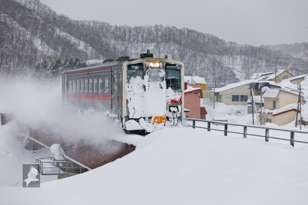 最後の雪煙