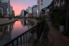 夕暮れ福岡