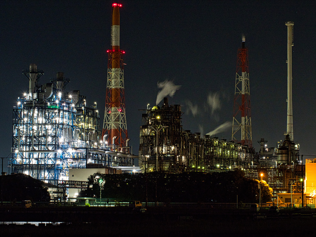 工場夜景