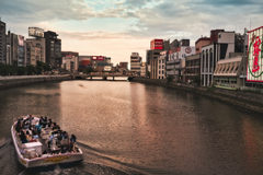 夕暮れ福岡