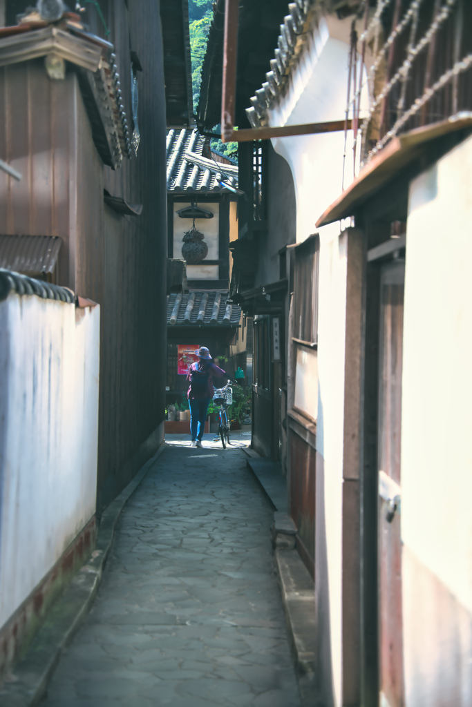 漁港の小路地