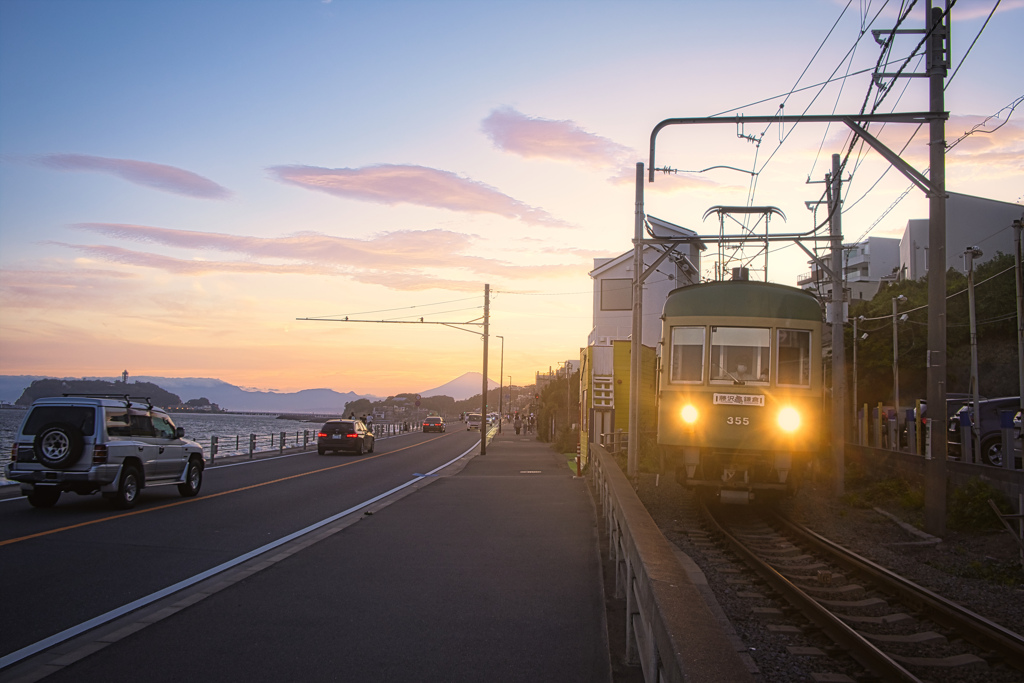 江ノ電＋江の島