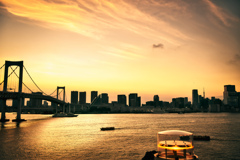 東京湾夕暮れ