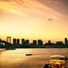 東京湾夕暮れ