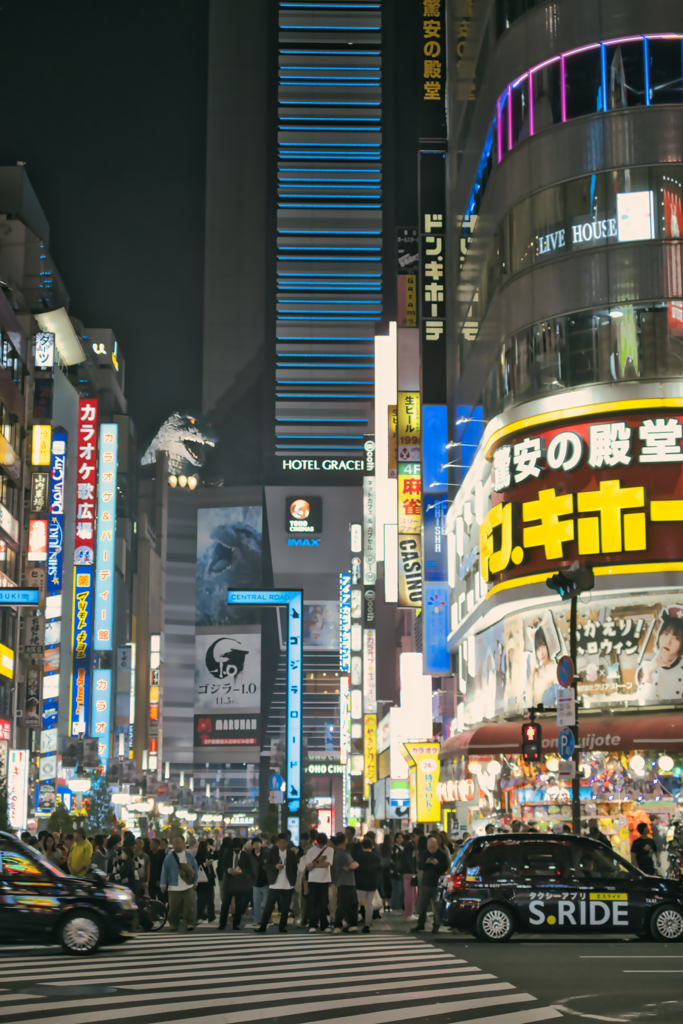 信号待ちの時間は撮影タイム