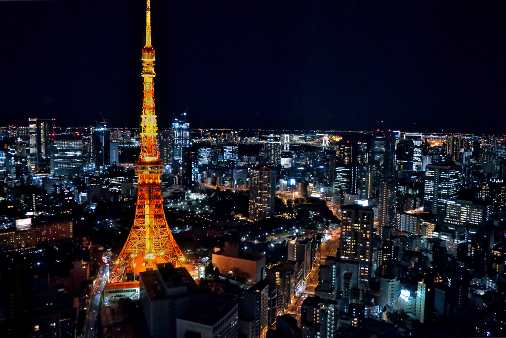 Tokyo Tower - Night View (azabu hills)