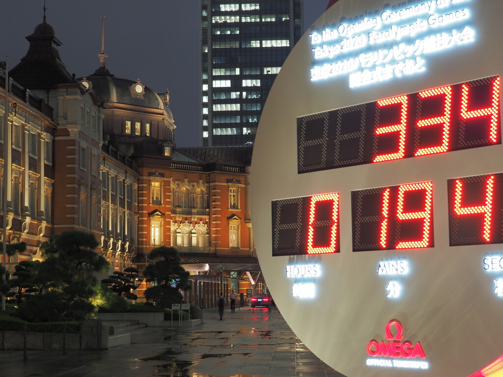 カウント時計前