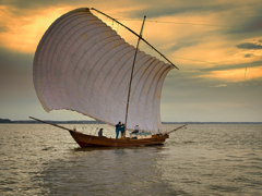 霞ヶ浦帆引き船