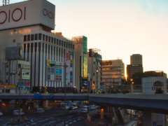 上野マルイの夕暮れ