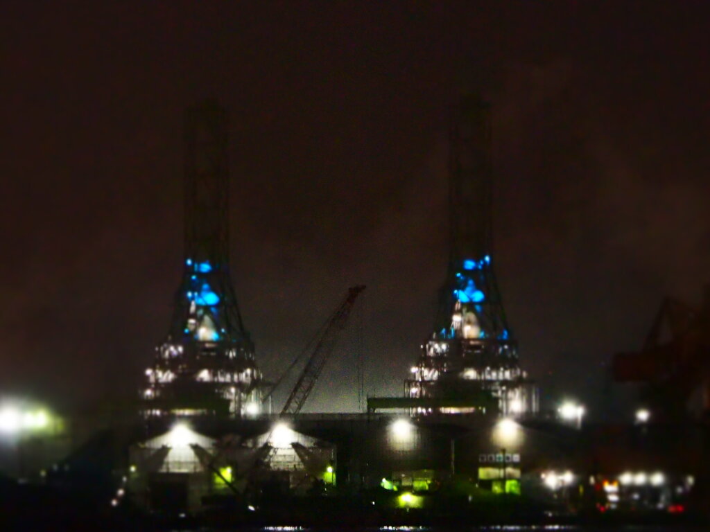 工場夜景