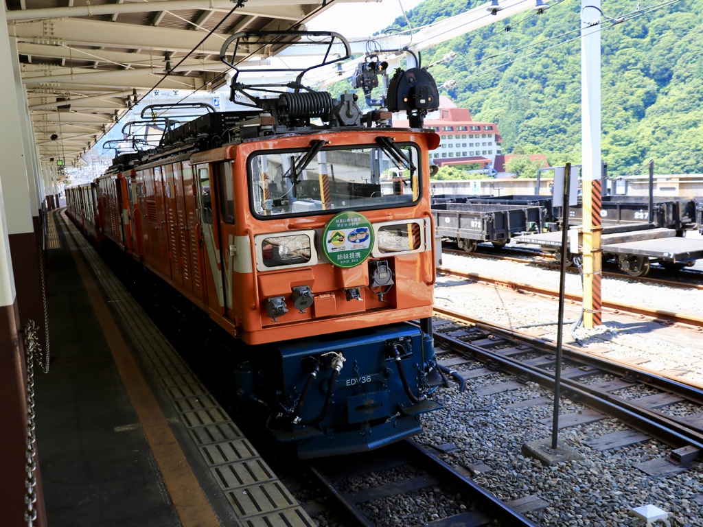 黒部峡谷鉄道 宇奈月駅 トロッコ列車02