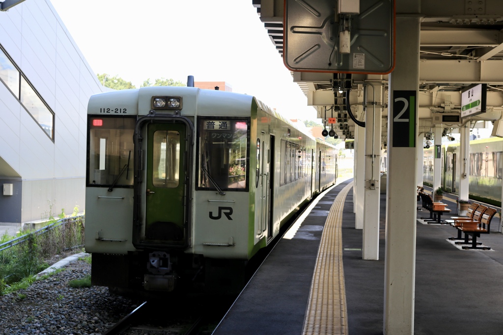 JR東日本 飯山線 飯山駅 キハ100系