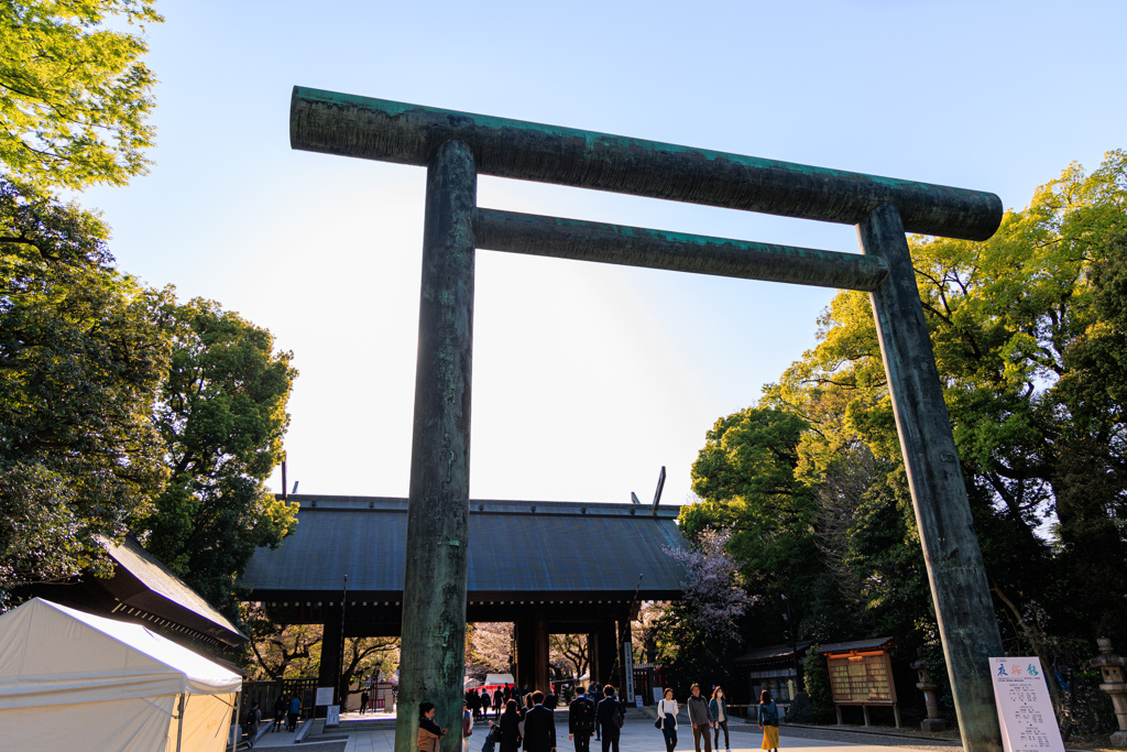 靖國神社 第二鳥居 神門 2023.04.03