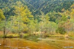 紅葉の上高地