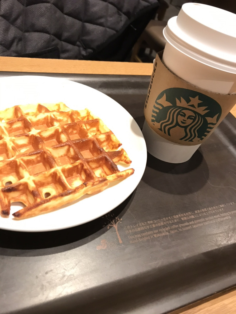 大好きなワッフル