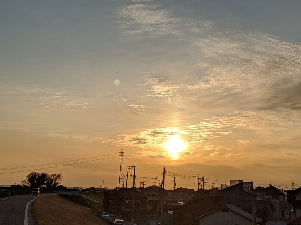 黄昏。