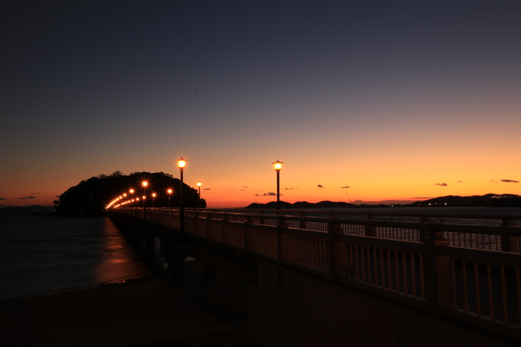 竹島の夕日Ⅲ