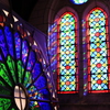 明治村　教会のステンドグラス